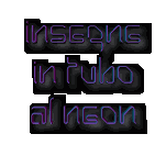 Insegne in tubo al neon