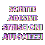 Scritte adesive striscioni automezzi